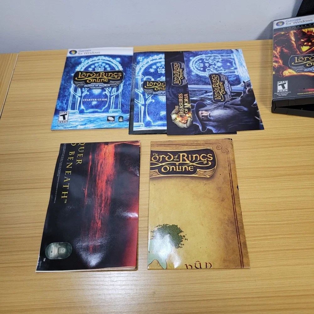 Lord of Rings Online PC DVD Complete Edition Mines of Moria Shadows Angmar, 2008
